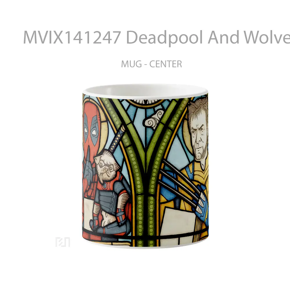 Mug Deadpool And Wolverine Gelas Keramik Unik