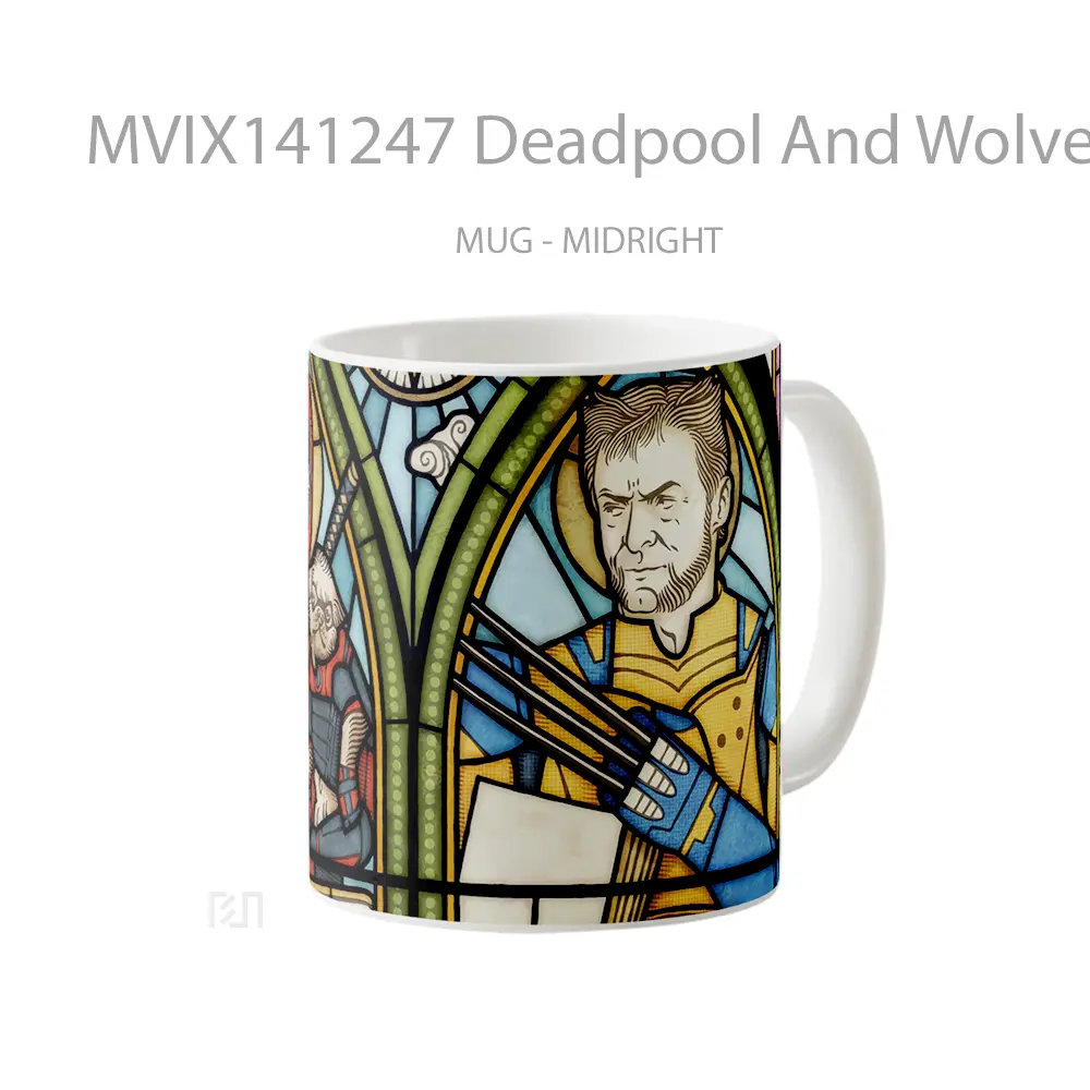 Mug Deadpool And Wolverine Gelas Keramik Unik - All-side / Desain