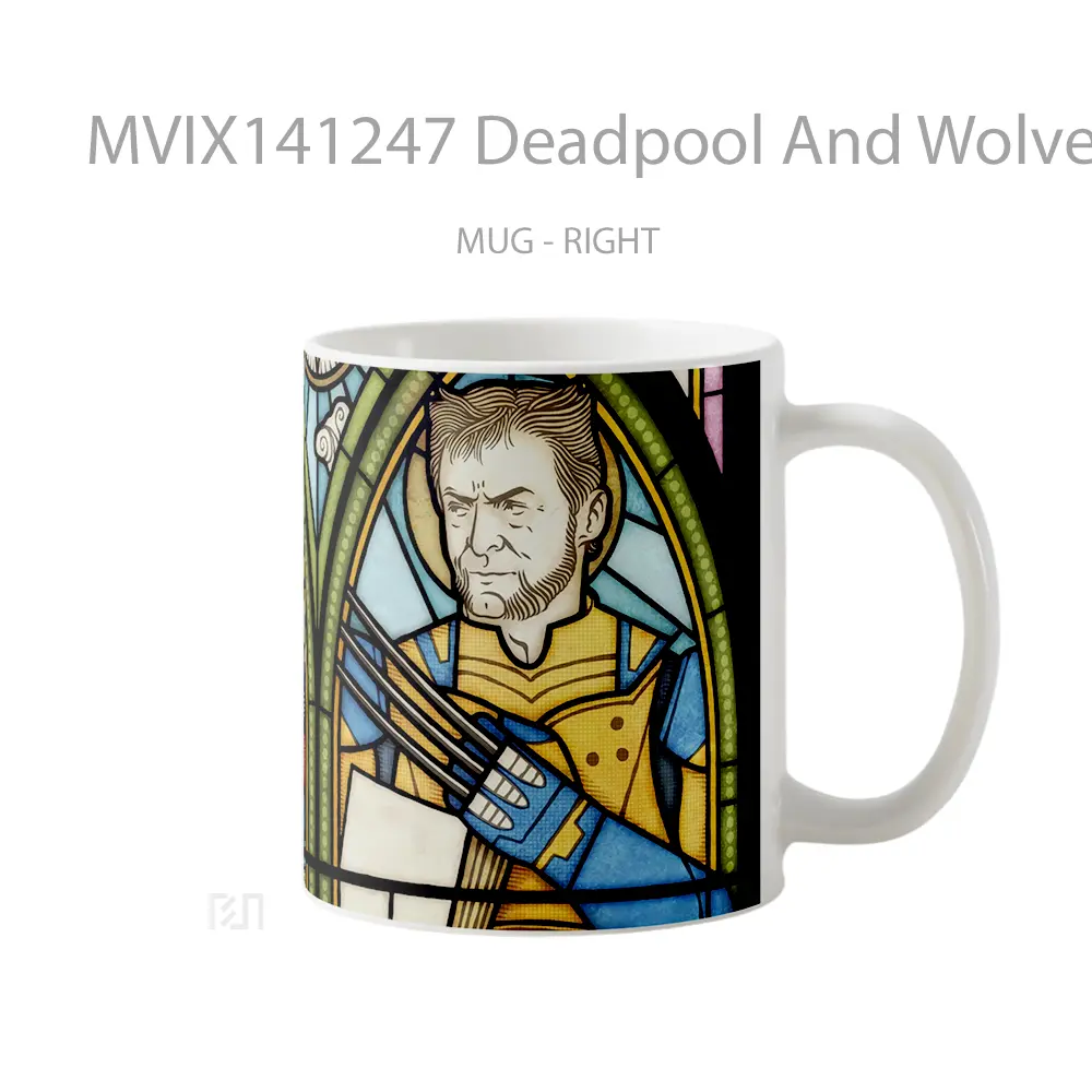 Mug Deadpool And Wolverine Gelas Keramik Unik - All-side / Desain