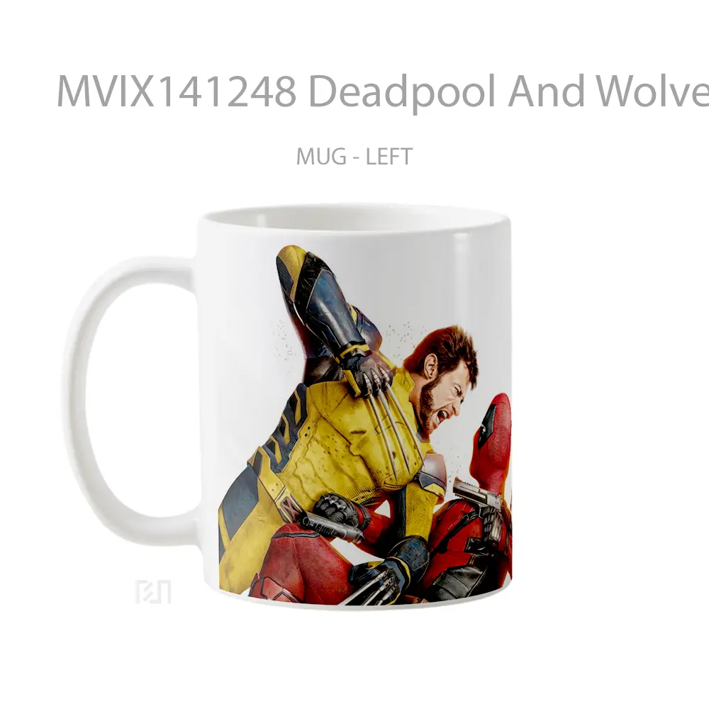 Mug Deadpool And Wolverine Movie Gelas Keramik Unik - All-side / Desain