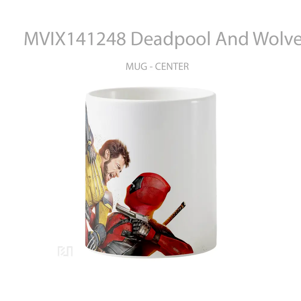 Mug Deadpool And Wolverine Movie Gelas Keramik Unik