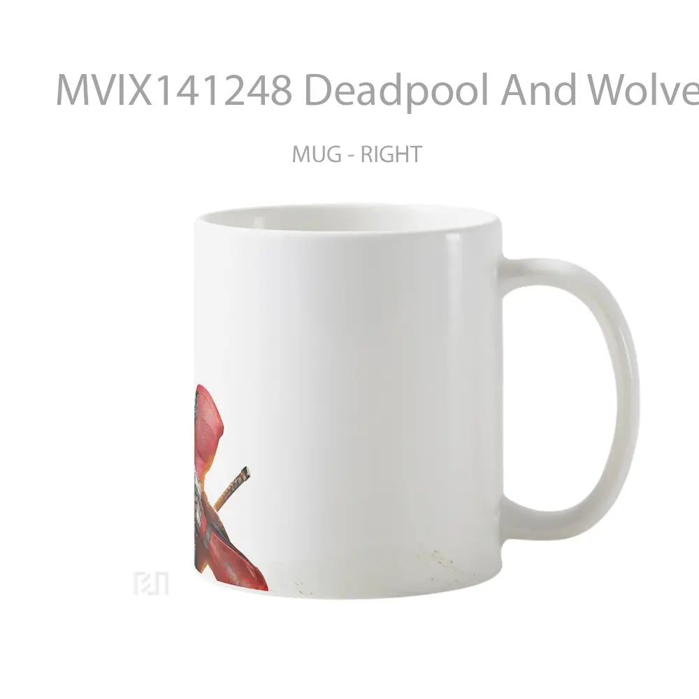 Mug Deadpool And Wolverine Movie Gelas Keramik Unik - All-side / Desain