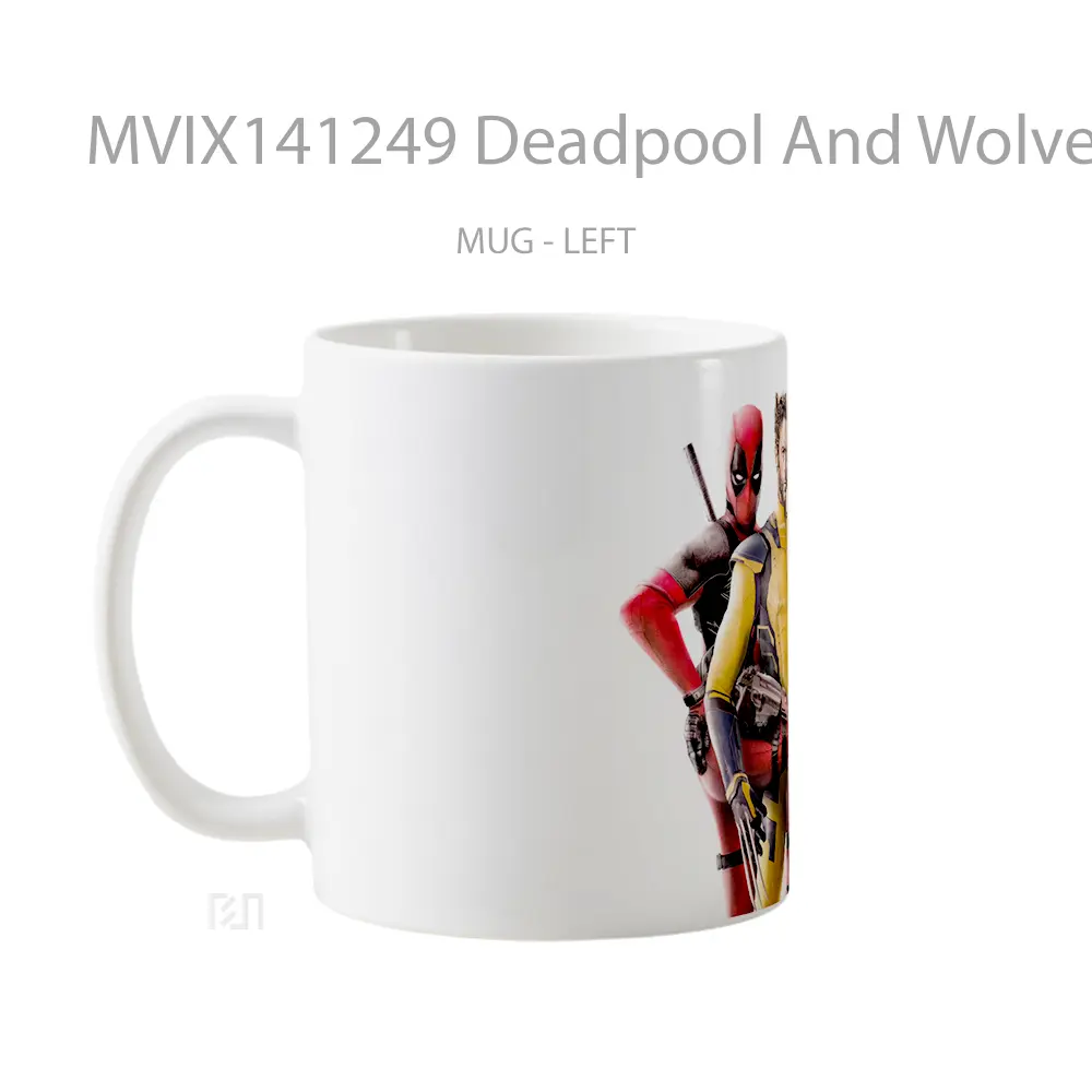 Mug Deadpool And Wolverine Movie Gelas Keramik Unik - All-side / Desain