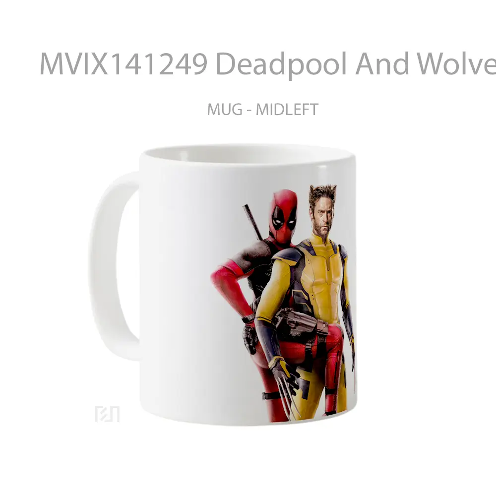 Mug Deadpool And Wolverine Movie Gelas Keramik Unik - All-side / Desain