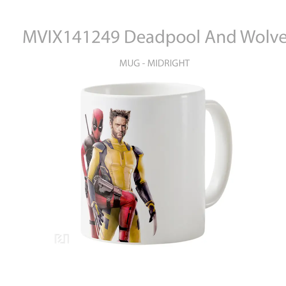 Mug Deadpool And Wolverine Movie Gelas Keramik Unik - All-side / Desain