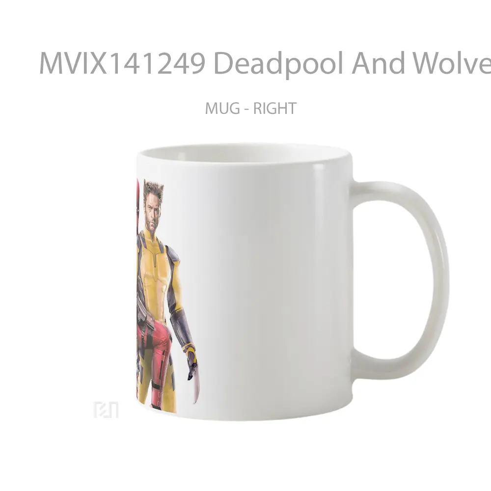 Mug Deadpool And Wolverine Movie Gelas Keramik Unik - All-side / Desain