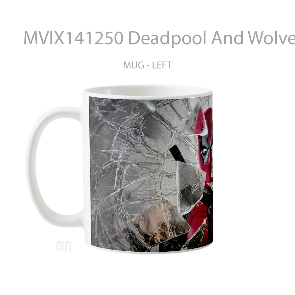 Mug Deadpool And Wolverine Movie Gelas Keramik Unik - All-side / Desain
