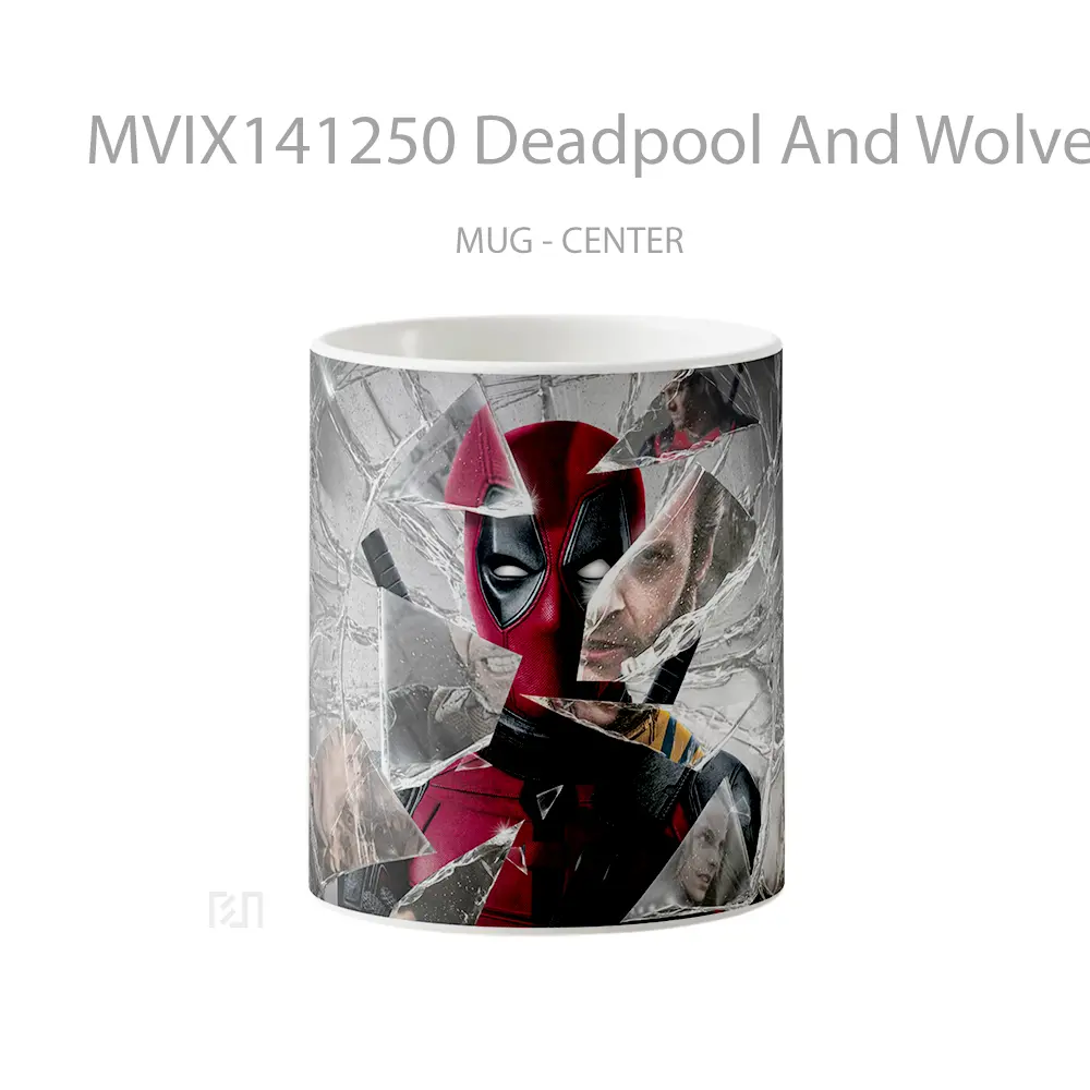 Mug Deadpool And Wolverine Movie Gelas Keramik Unik