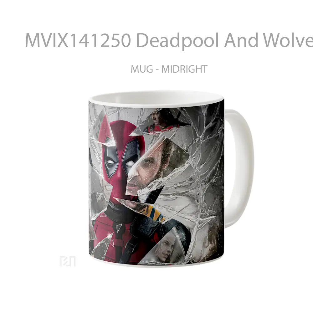 Mug Deadpool And Wolverine Movie Gelas Keramik Unik - All-side / Desain