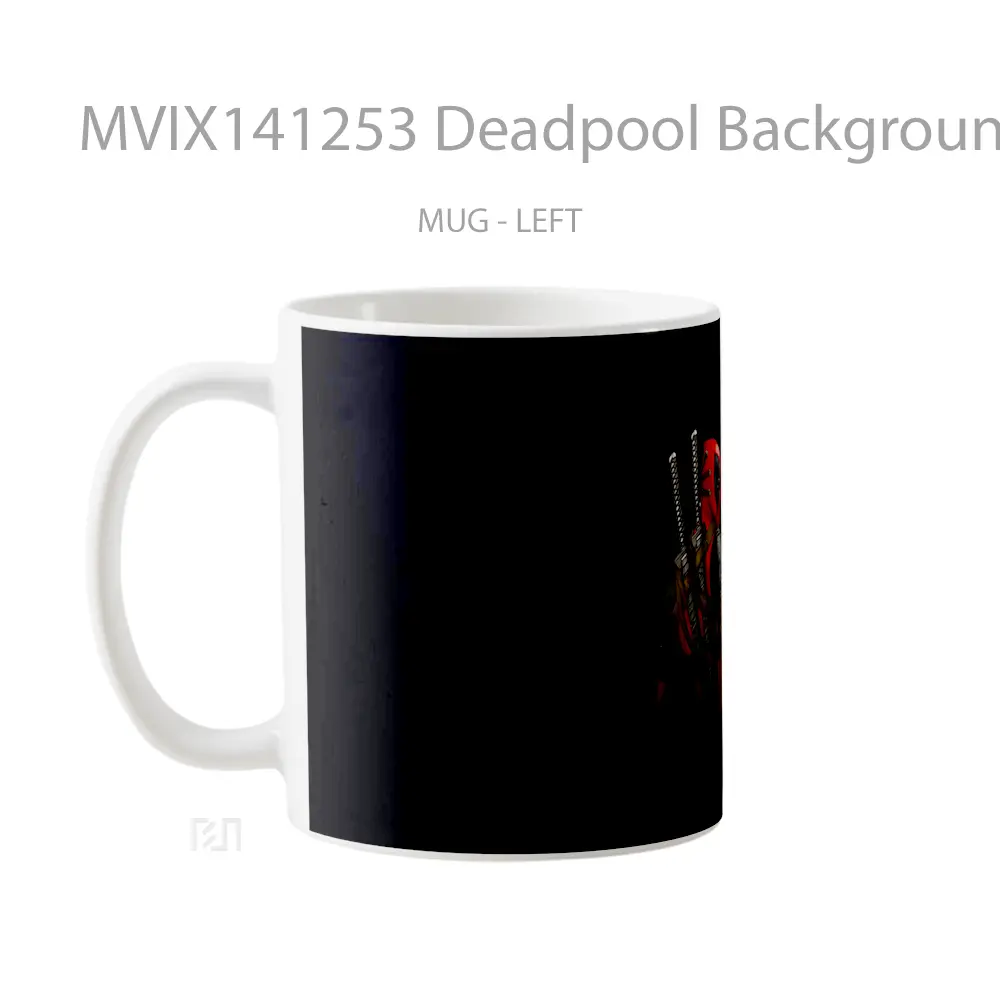 Mug Deadpool Backgroun Gelas Keramik Unik - All-side / Desain