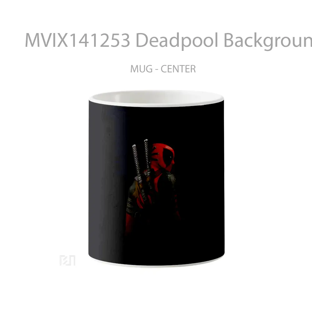 Mug Deadpool Backgroun Gelas Keramik Unik