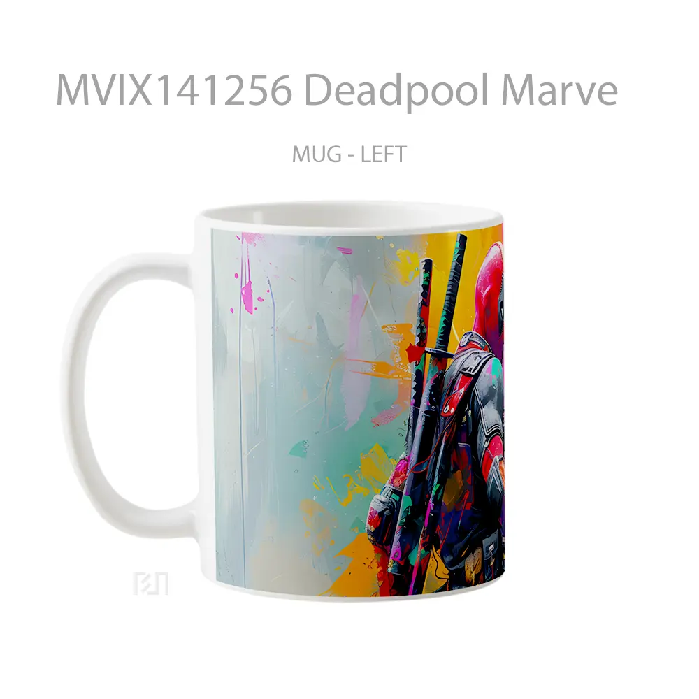 Mug Deadpool Marve Gelas Keramik Unik - All-side / Desain