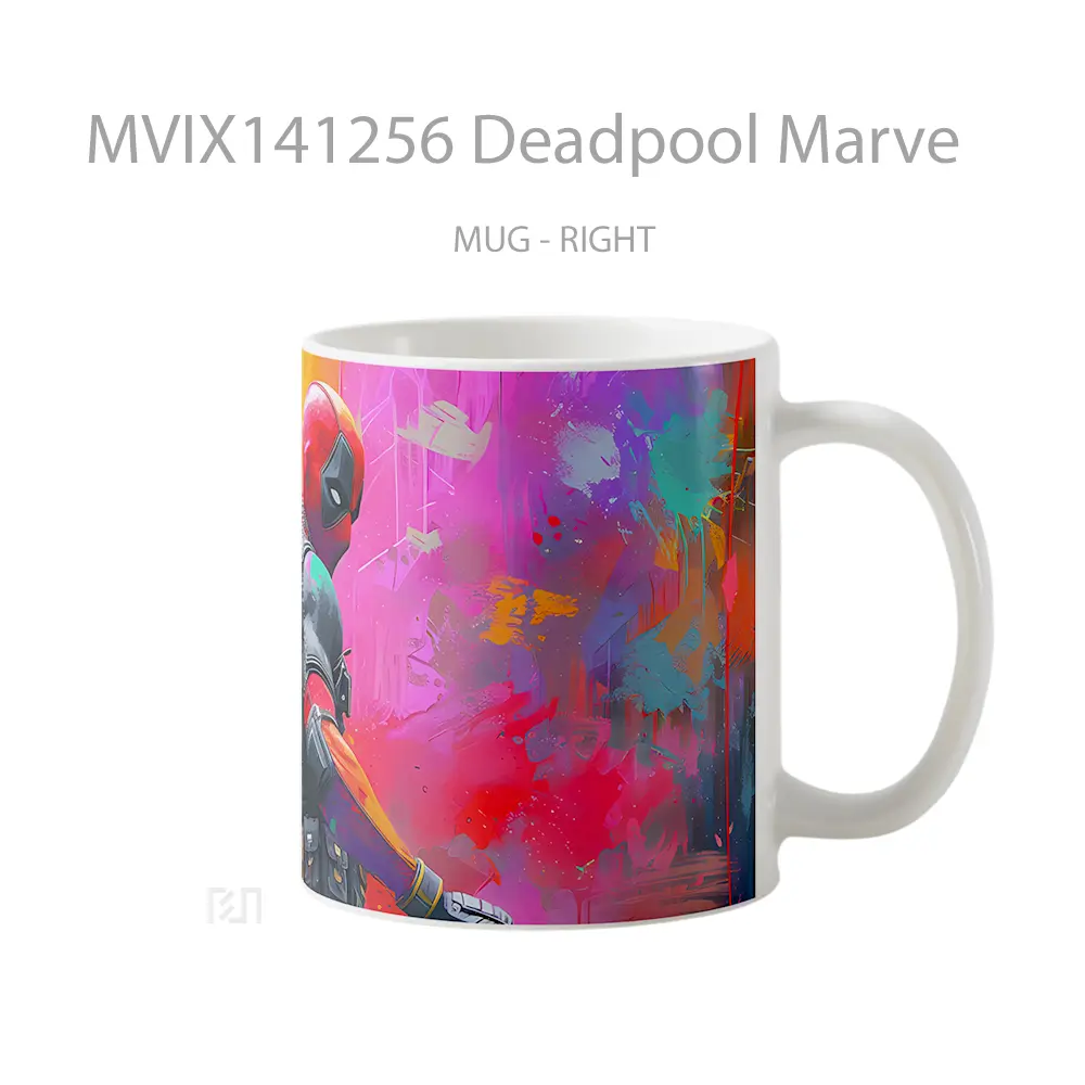 Mug Deadpool Marve Gelas Keramik Unik - All-side / Desain