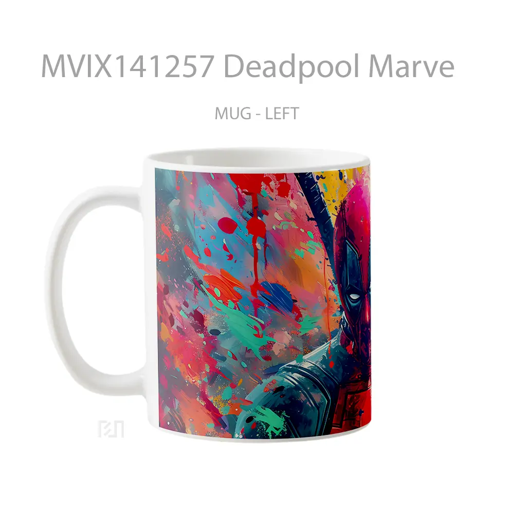 Mug Deadpool Marve Gelas Keramik Unik - All-side / Desain