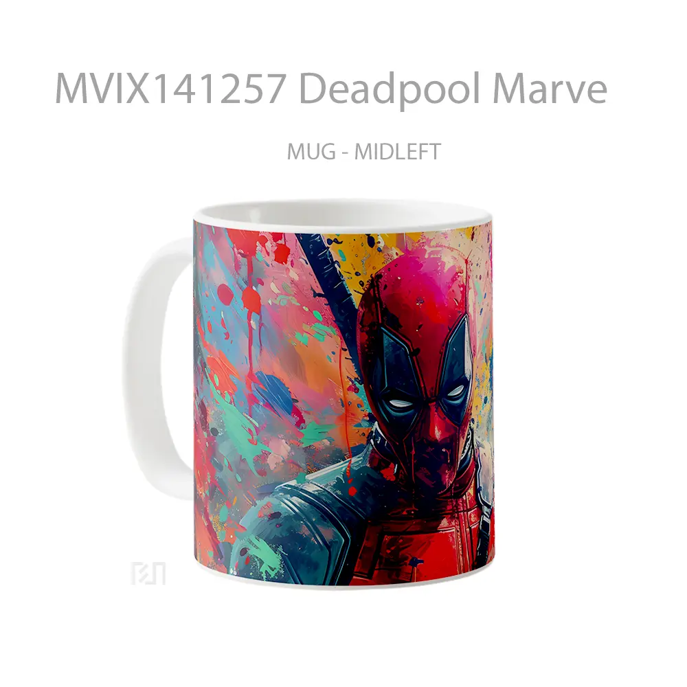 Mug Deadpool Marve Gelas Keramik Unik - All-side / Desain