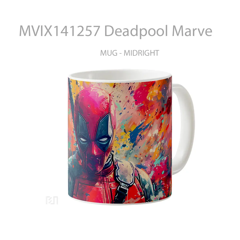 Mug Deadpool Marve Gelas Keramik Unik - All-side / Desain