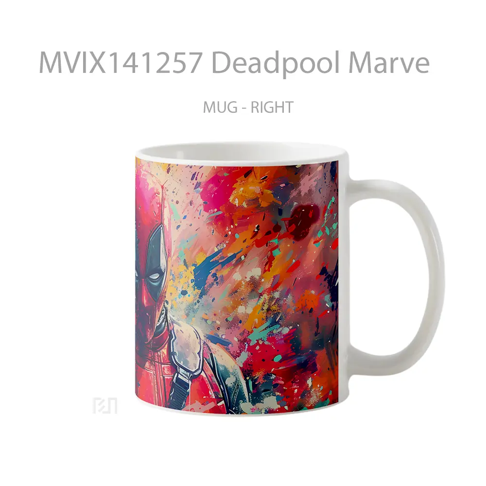 Mug Deadpool Marve Gelas Keramik Unik - All-side / Desain