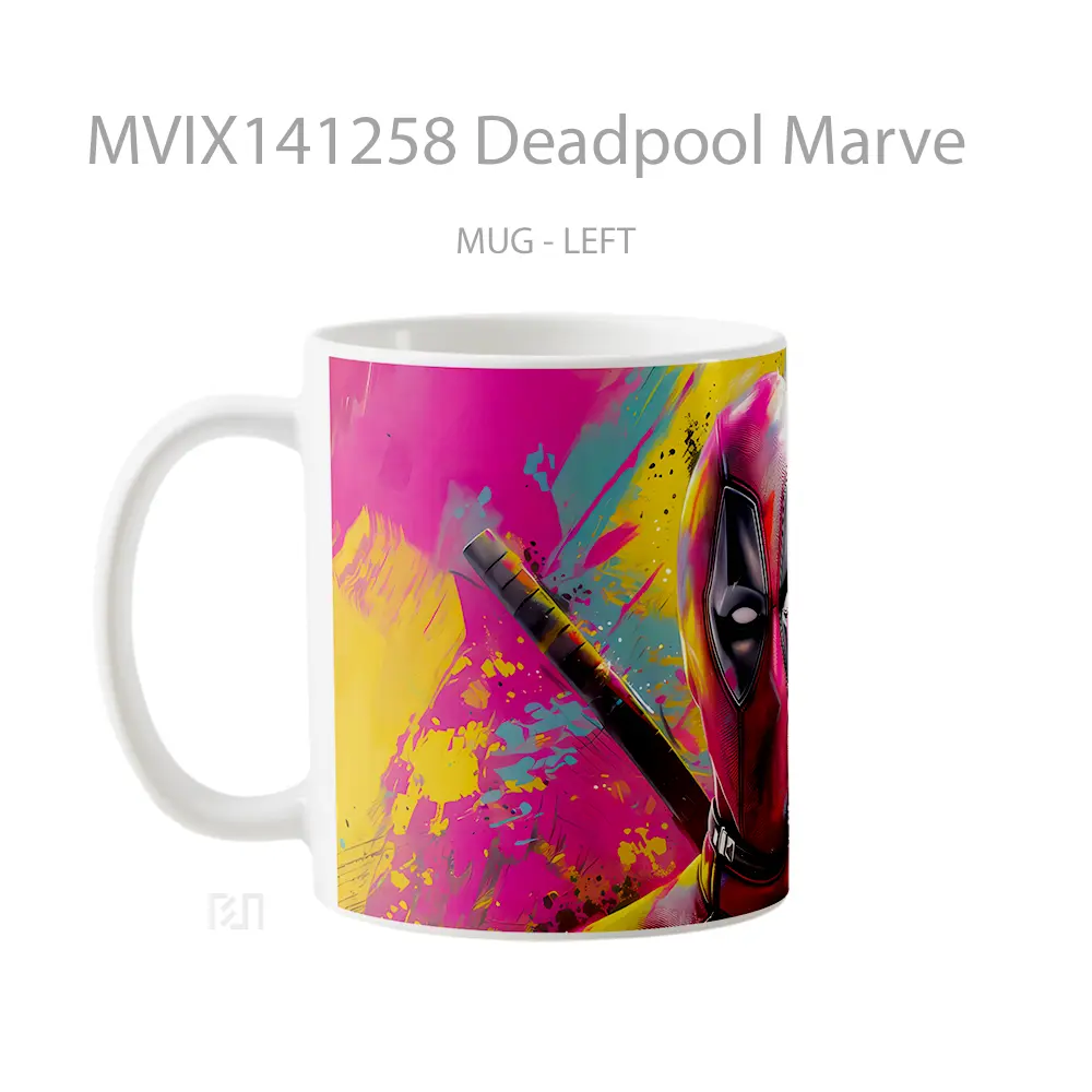 Mug Deadpool Marve Gelas Keramik Unik - All-side / Desain