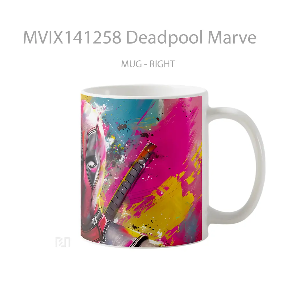 Mug Deadpool Marve Gelas Keramik Unik - All-side / Desain