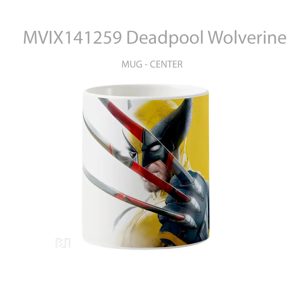 Mug Deadpool Wolverine Claw Movie Gelas Keramik Unik
