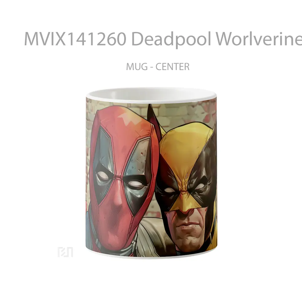 Mug Deadpool Worlverine Gelas Keramik Unik