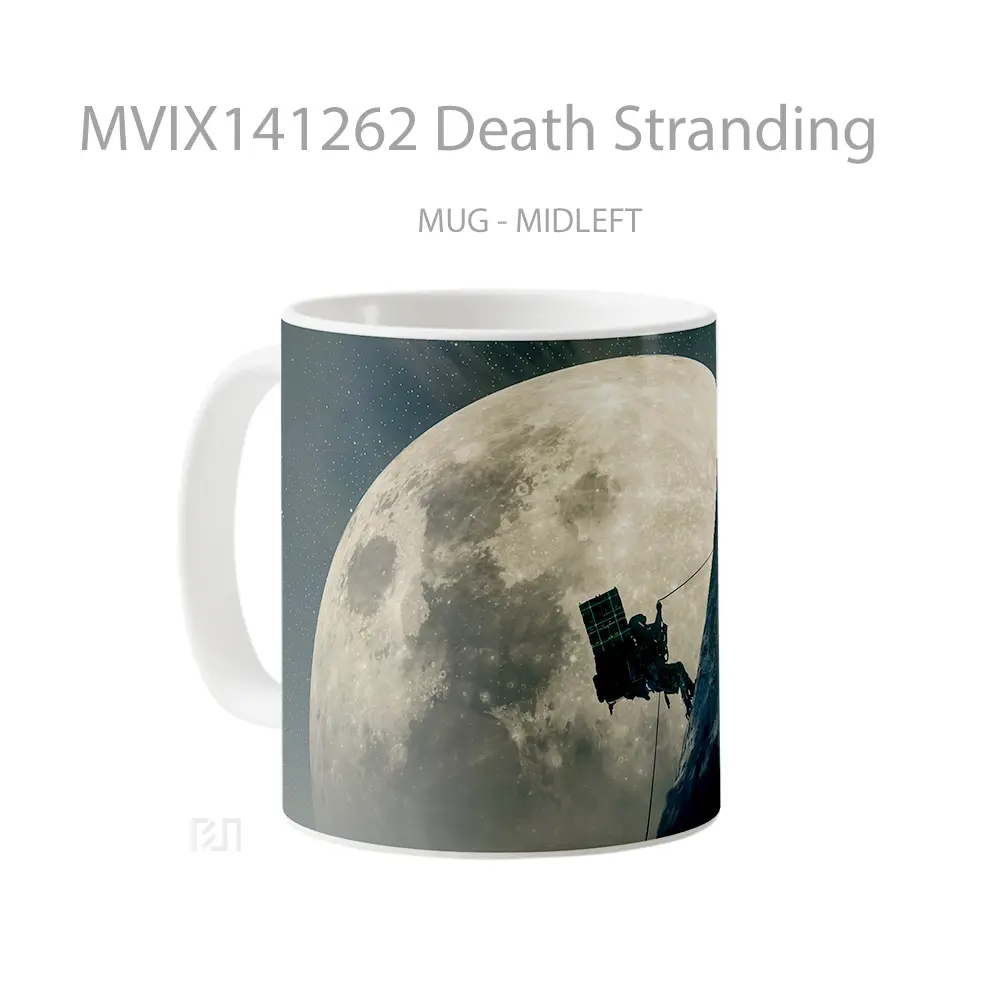 Mug Death Stranding Gelas Keramik Unik - All-side / Desain