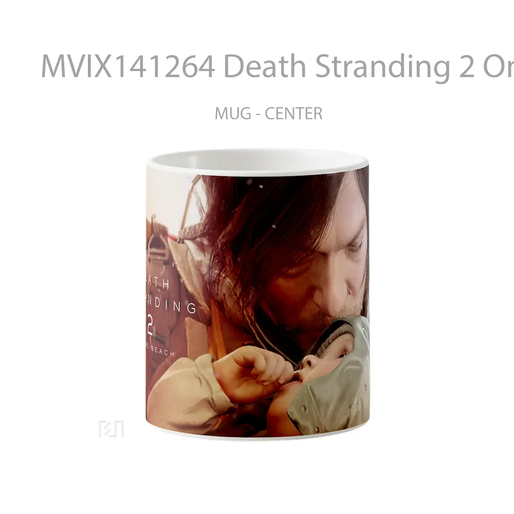 Mug Death Stranding 2 On The Beach Gelas Pemandangan Alam