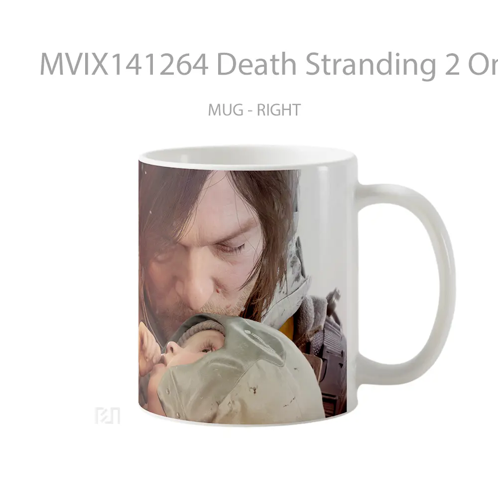 Mug Death Stranding 2 On The Beach Gelas Pemandangan Alam - All-side / Desain