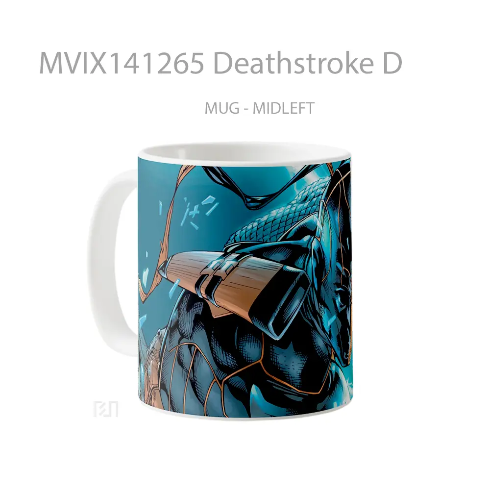 Mug Deathstroke D Gelas Keramik Unik - All-side / Desain
