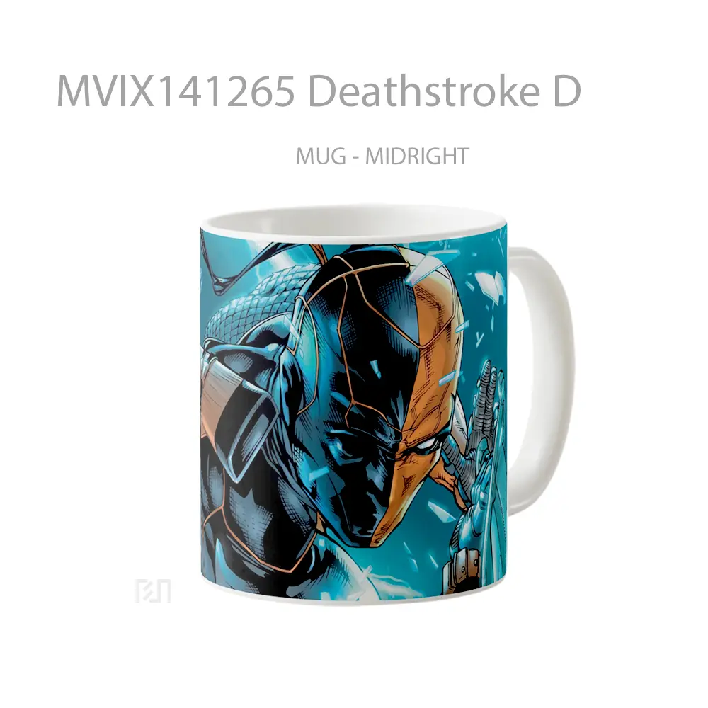 Mug Deathstroke D Gelas Keramik Unik - All-side / Desain