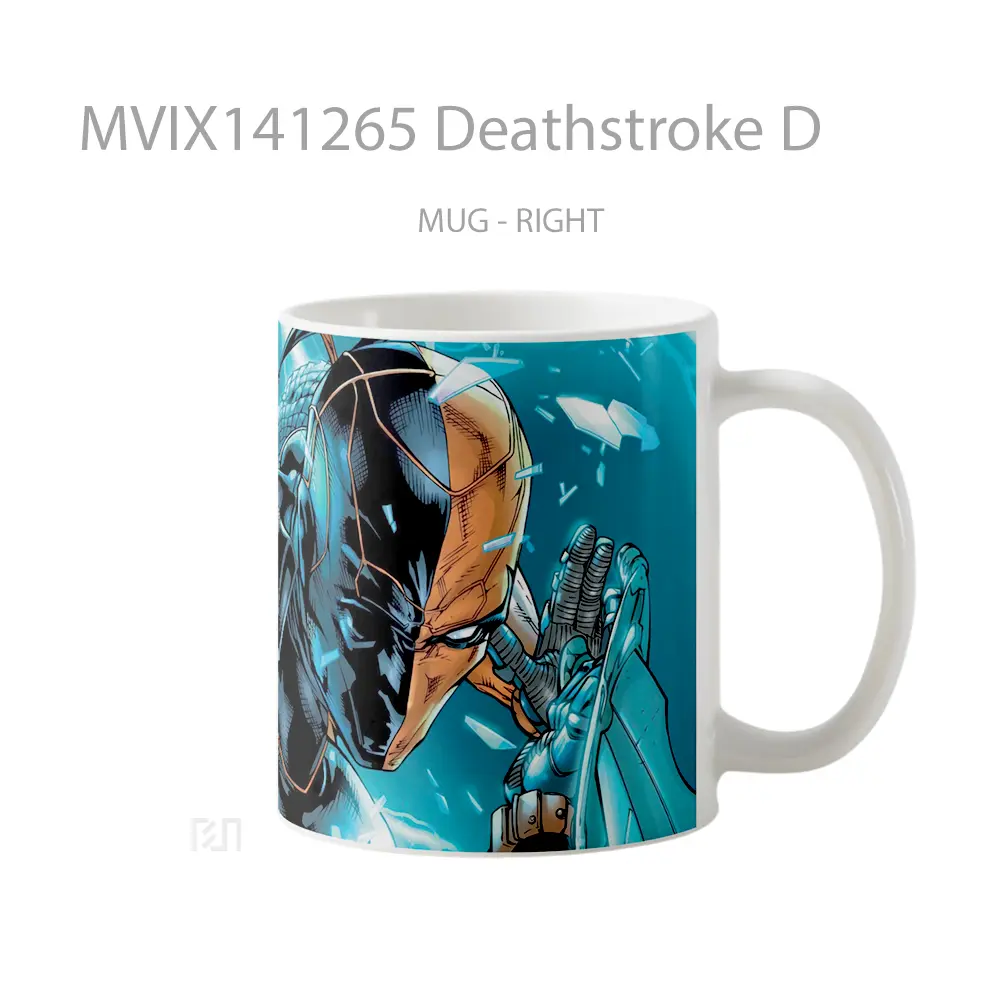 Mug Deathstroke D Gelas Keramik Unik - All-side / Desain
