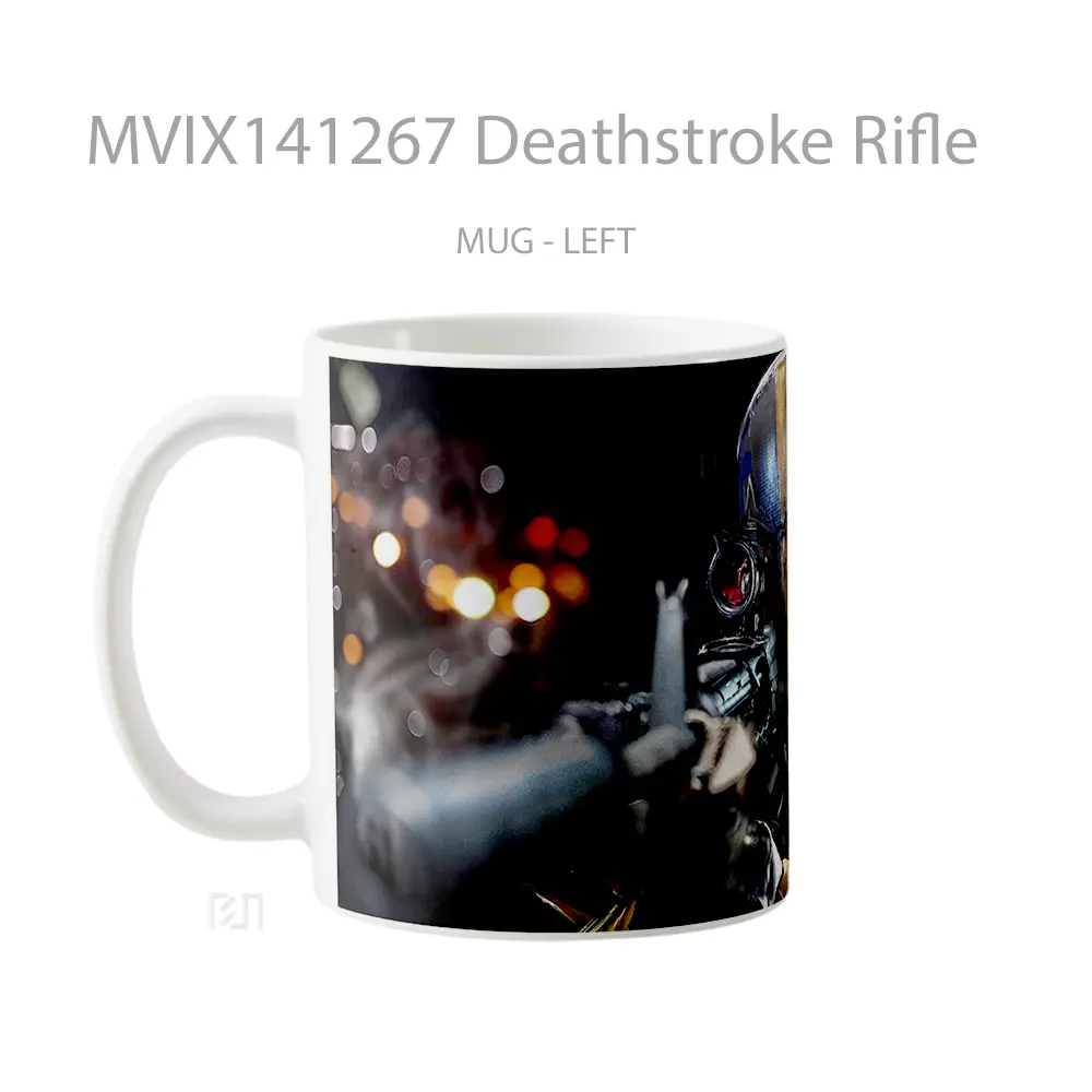 Mug Deathstroke Rifle Gelas Keramik Unik - All-side / Desain