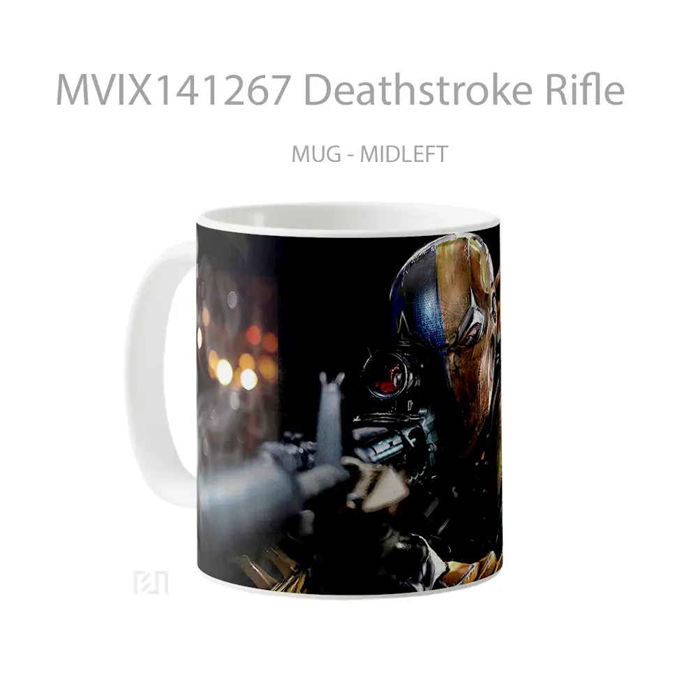 Mug Deathstroke Rifle Gelas Keramik Unik - All-side / Desain