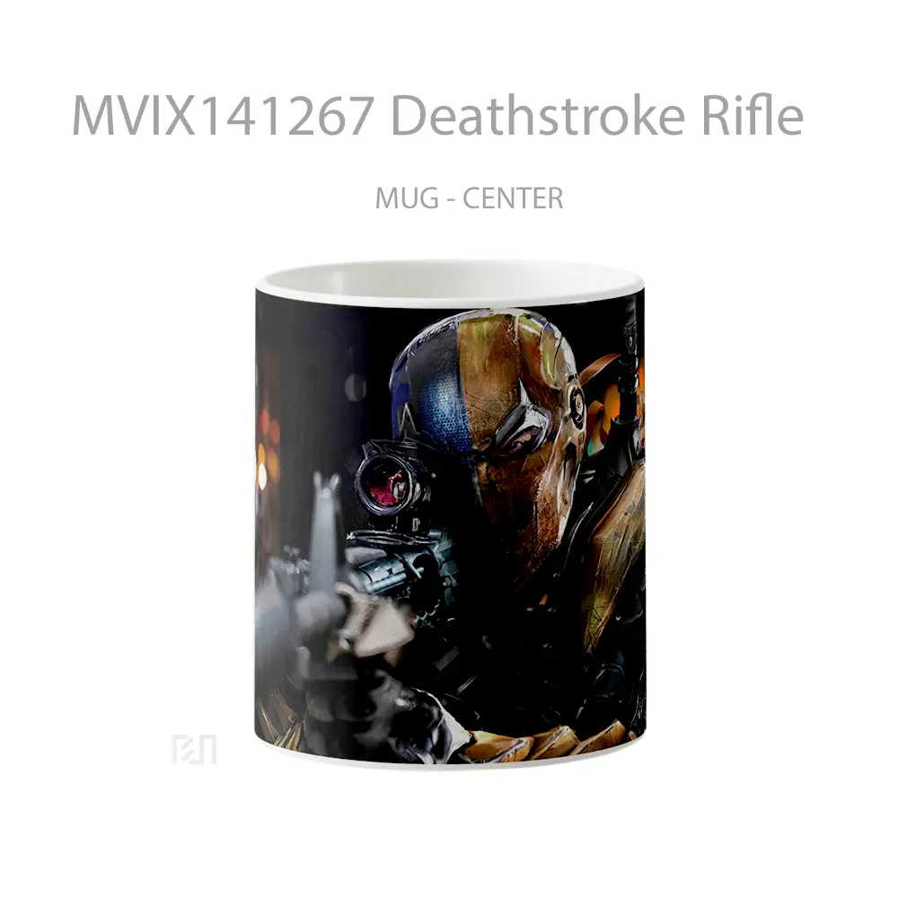 Mug Deathstroke Rifle Gelas Keramik Unik