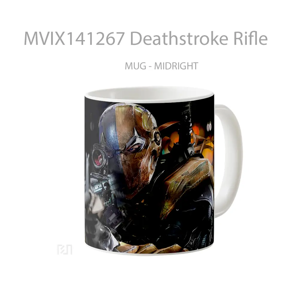 Mug Deathstroke Rifle Gelas Keramik Unik - All-side / Desain