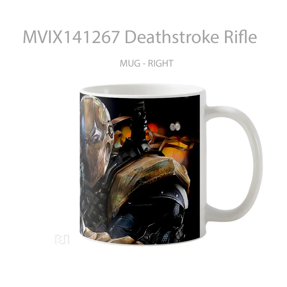 Mug Deathstroke Rifle Gelas Keramik Unik - All-side / Desain