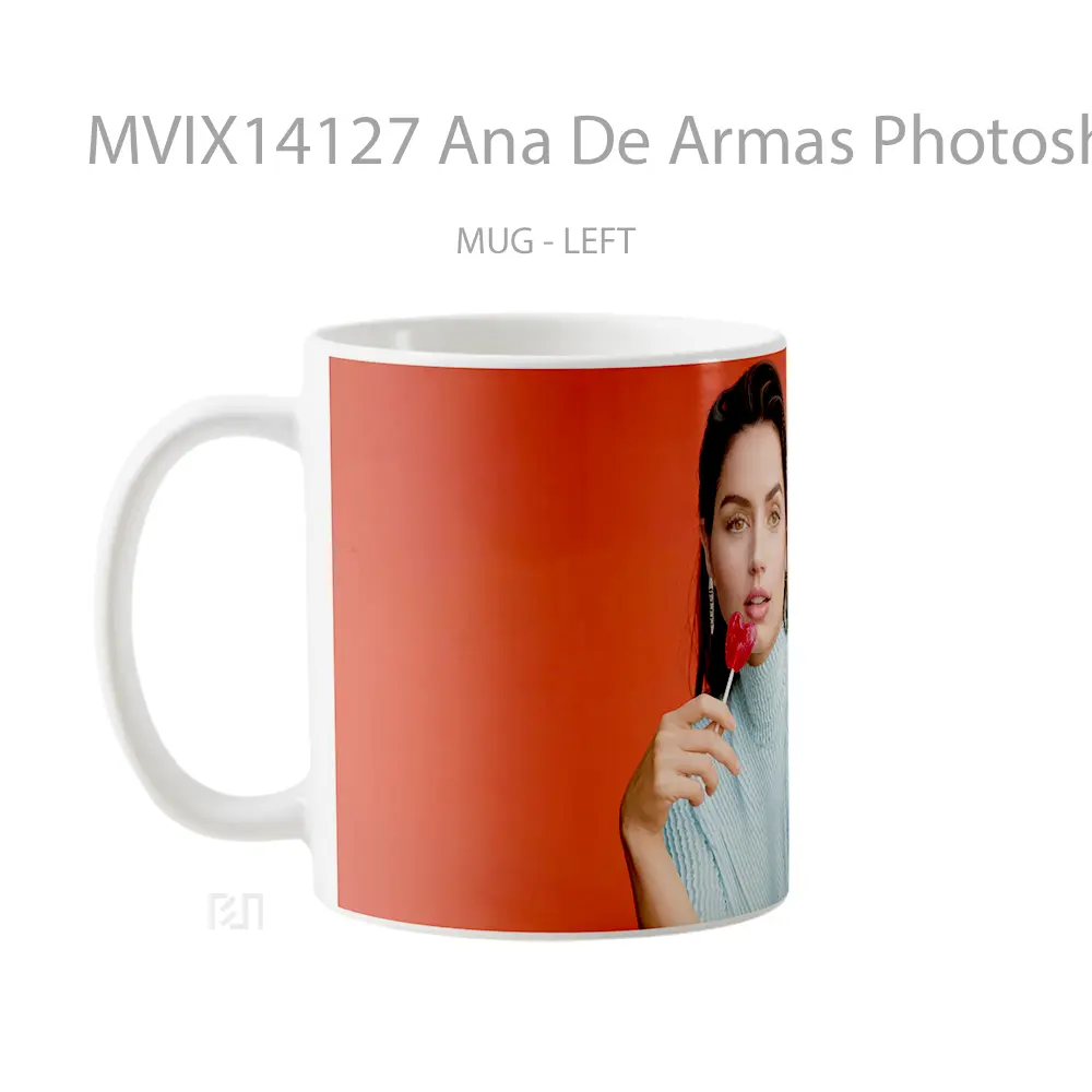 Mug Ana De Armas Photoshoot Gelas Keramik Unik - All-side / Desain