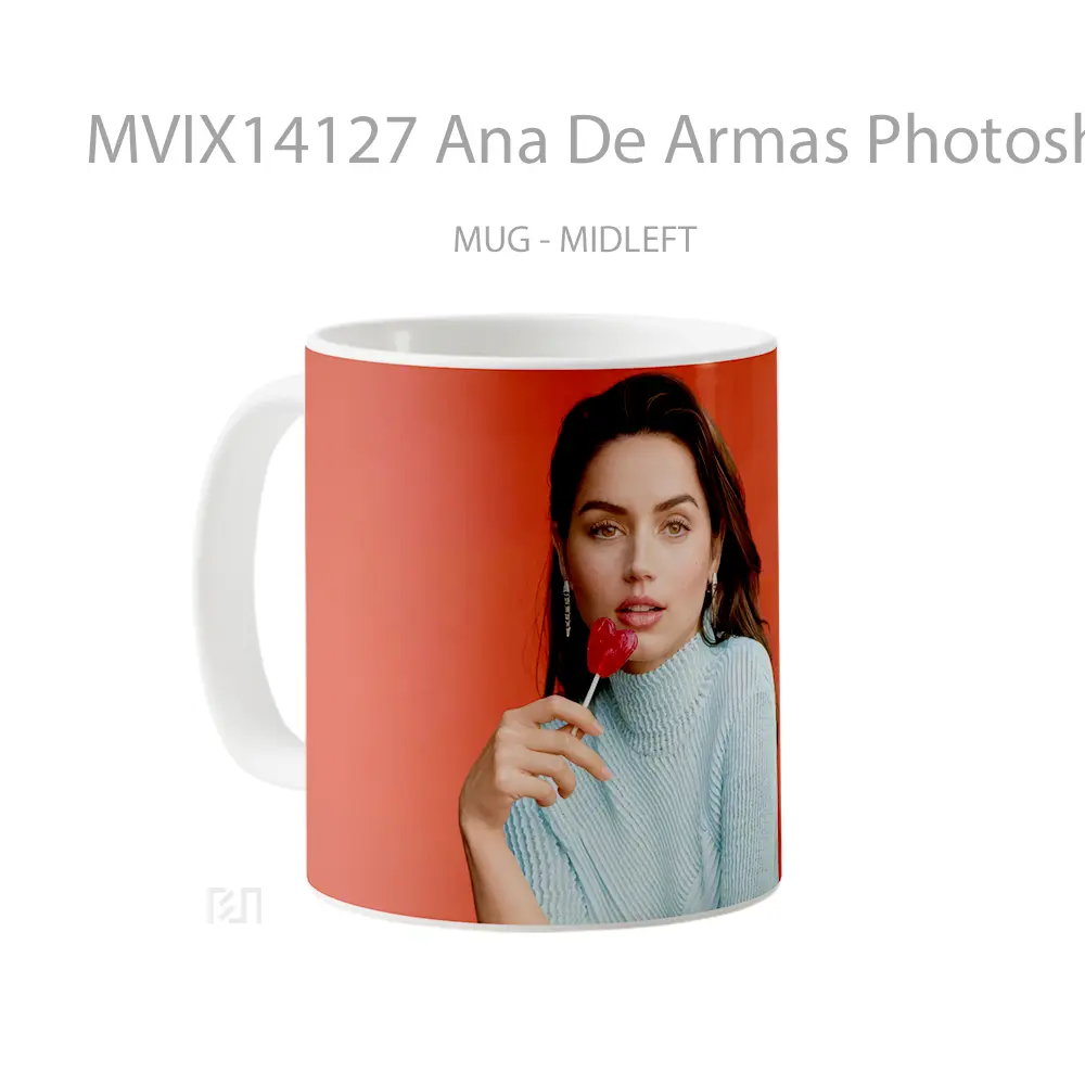 Mug Ana De Armas Photoshoot Gelas Keramik Unik - All-side / Desain