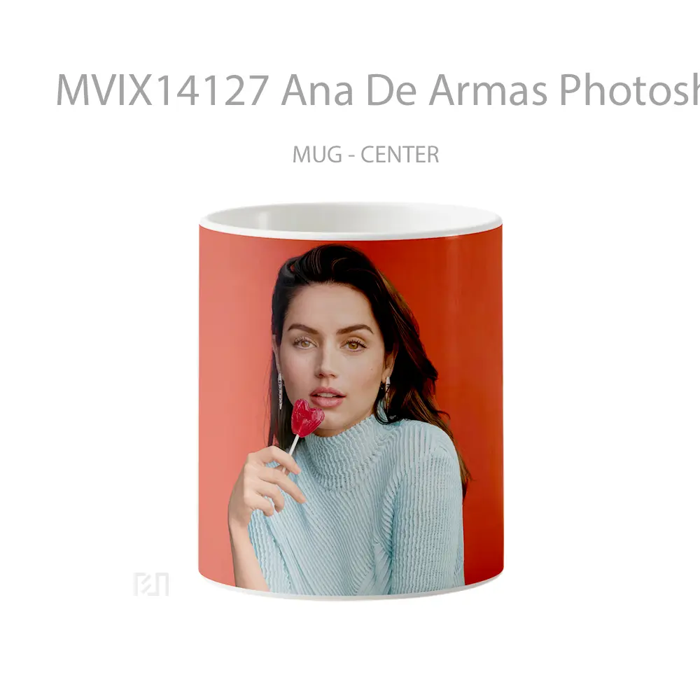 Mug Ana De Armas Photoshoot Gelas Keramik Unik