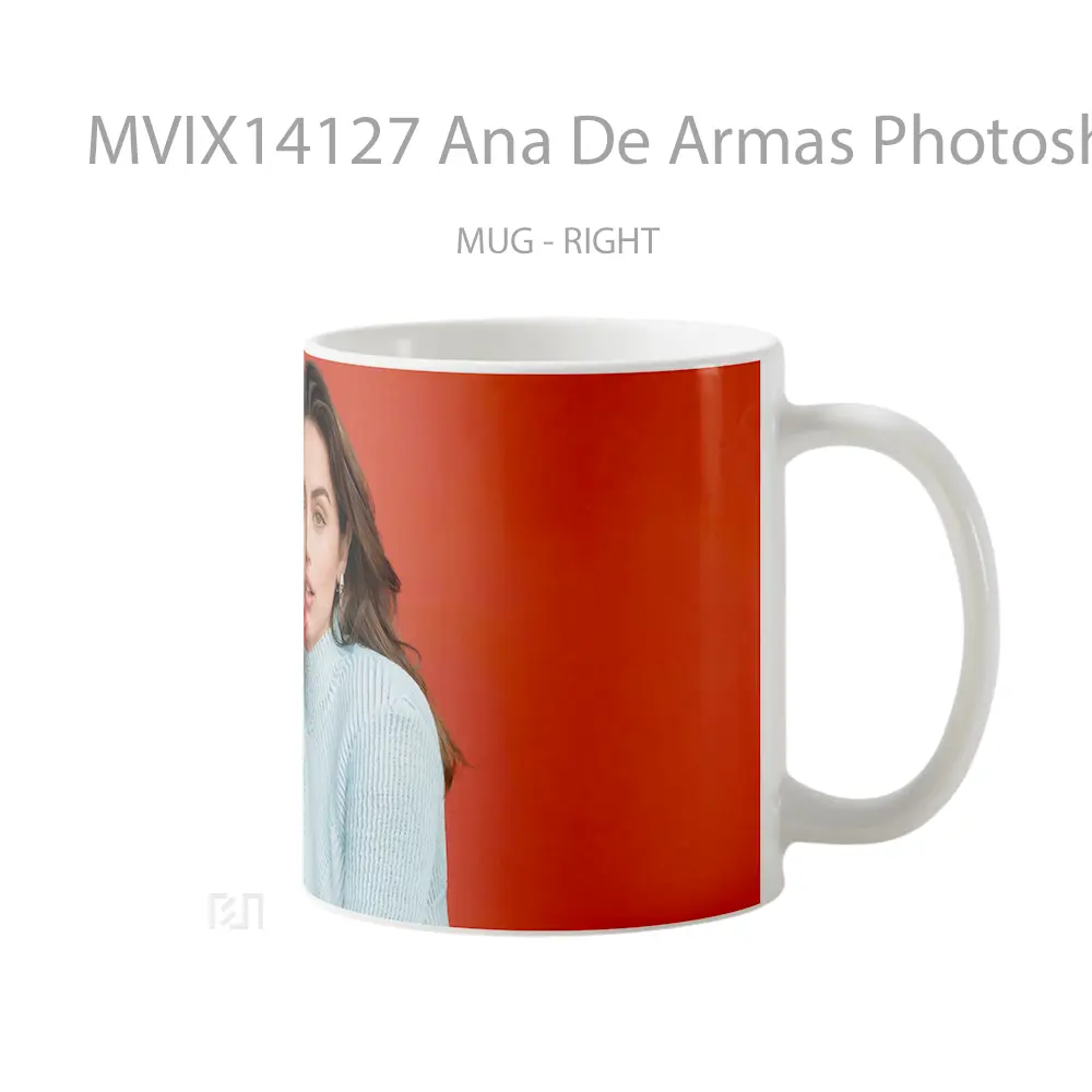 Mug Ana De Armas Photoshoot Gelas Keramik Unik - All-side / Desain