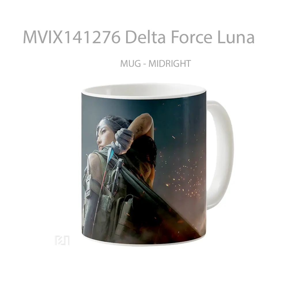 Mug Delta Force Luna Gelas Keramik Unik - All-side / Desain