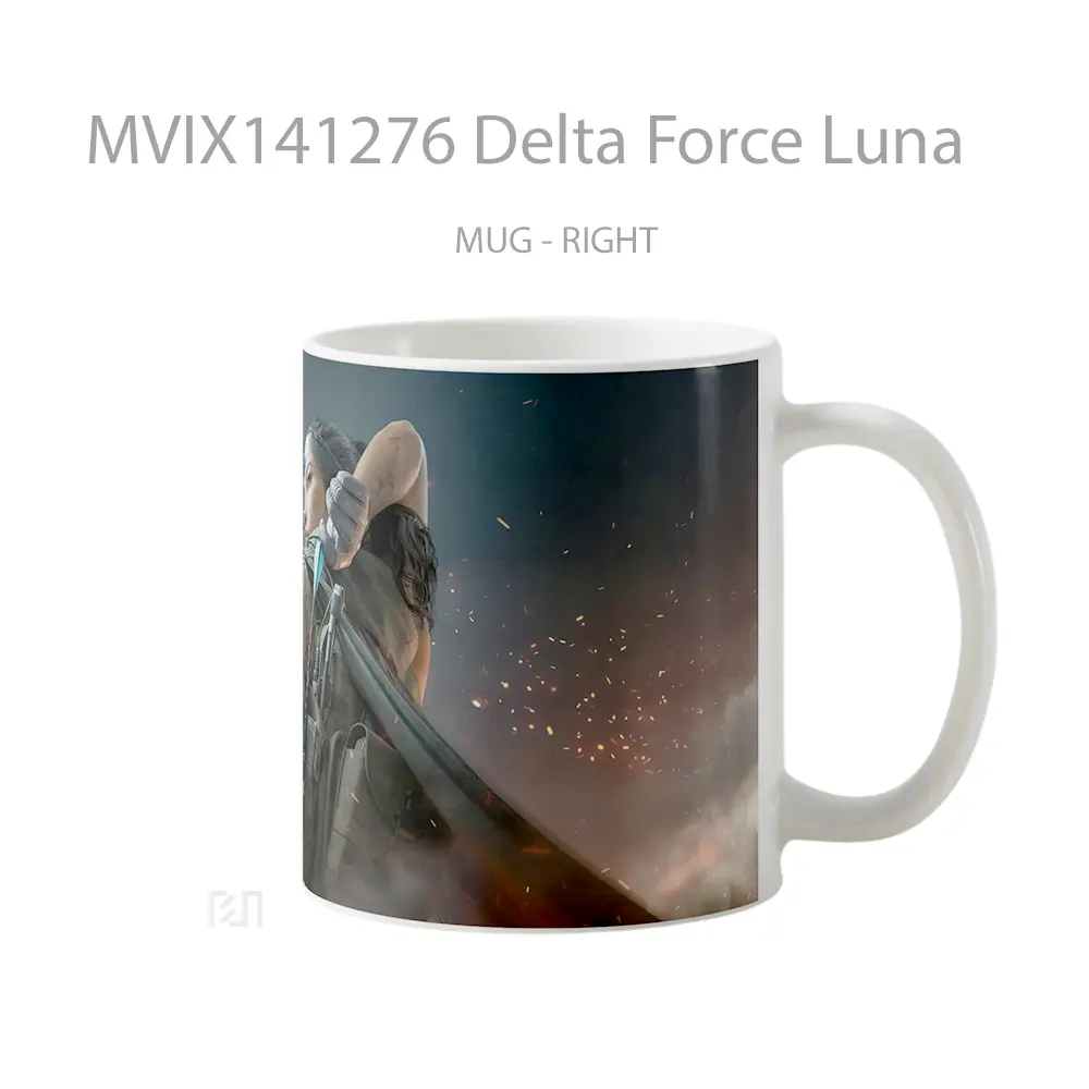 Mug Delta Force Luna Gelas Keramik Unik - All-side / Desain