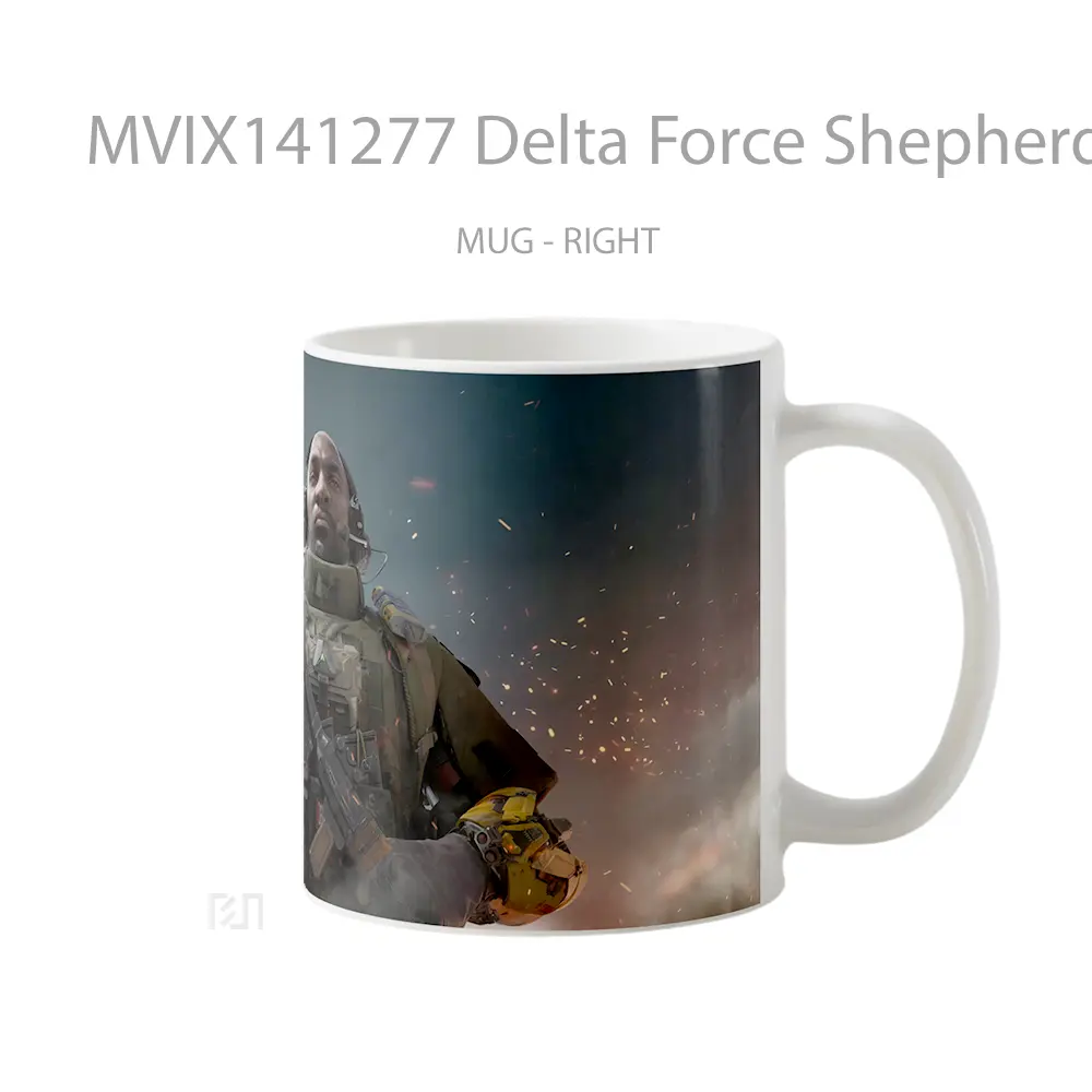 Mug Delta Force Shepherd Gelas Keramik Unik - All-side / Desain