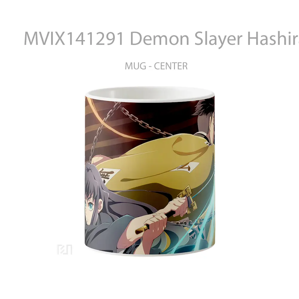 Mug Demon Slayer Hashira Gyomei Muichiro Gelas Keramik Unik