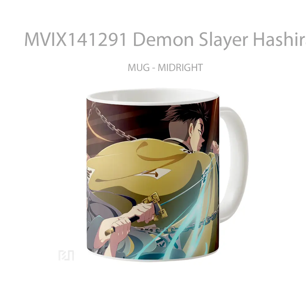Mug Demon Slayer Hashira Gyomei Muichiro Gelas Keramik Unik - All-side / Desain