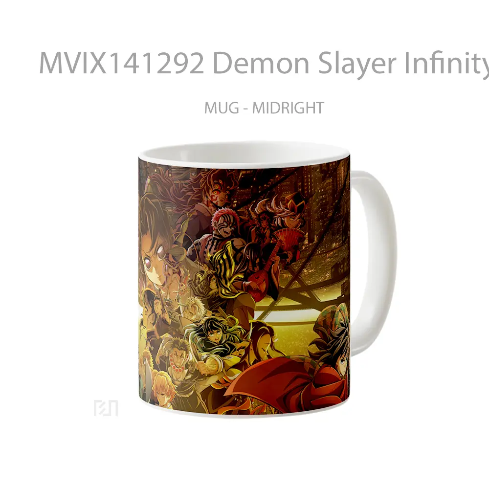 Mug Demon Slayer Infinity Castle Movie Characters Gelas Keramik Unik - All-side / Desain