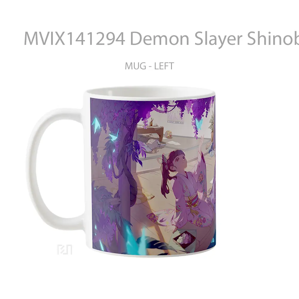 Mug Demon Slayer Shinobu Kanae Kanao Gelas Keramik Unik - All-side / Desain