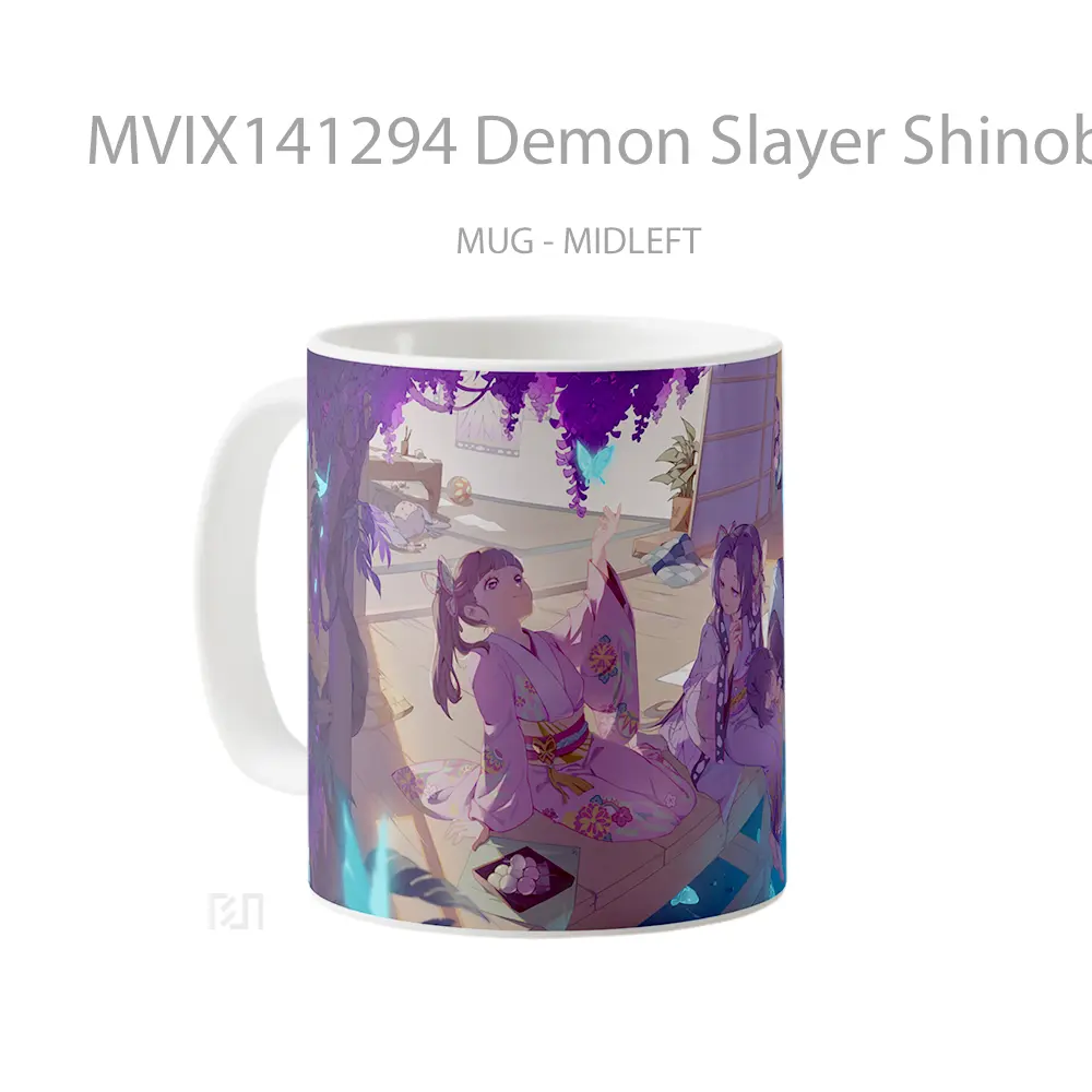 Mug Demon Slayer Shinobu Kanae Kanao Gelas Keramik Unik - All-side / Desain