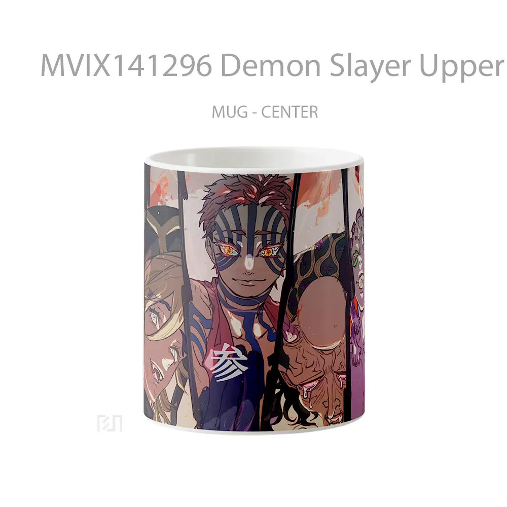 Mug Demon Slayer Upper Rank Demon Members Gelas Keramik Unik