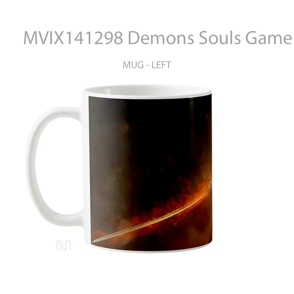 Mug Demons Souls Game Knight Swor Cangkir Gamer - All-side / Desain